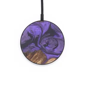 Circle Wood Resin Wireless Charger - Cole (Purple, 679748)