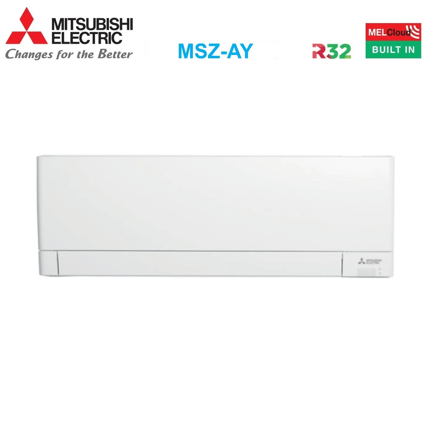 Climatizzatore Condizionatore Mitsubishi Electric Inverter Linea Plus serie MSZ-AY / AP 9000 Btu MSZ-AY25VGKP   MUZ-AP25VG R-32 Wi-Fi Integrato