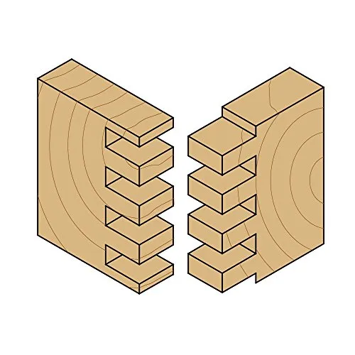 CMT Box Joint Bit with 1-7/8-Inch Diameter with 1/2-Inch Shank