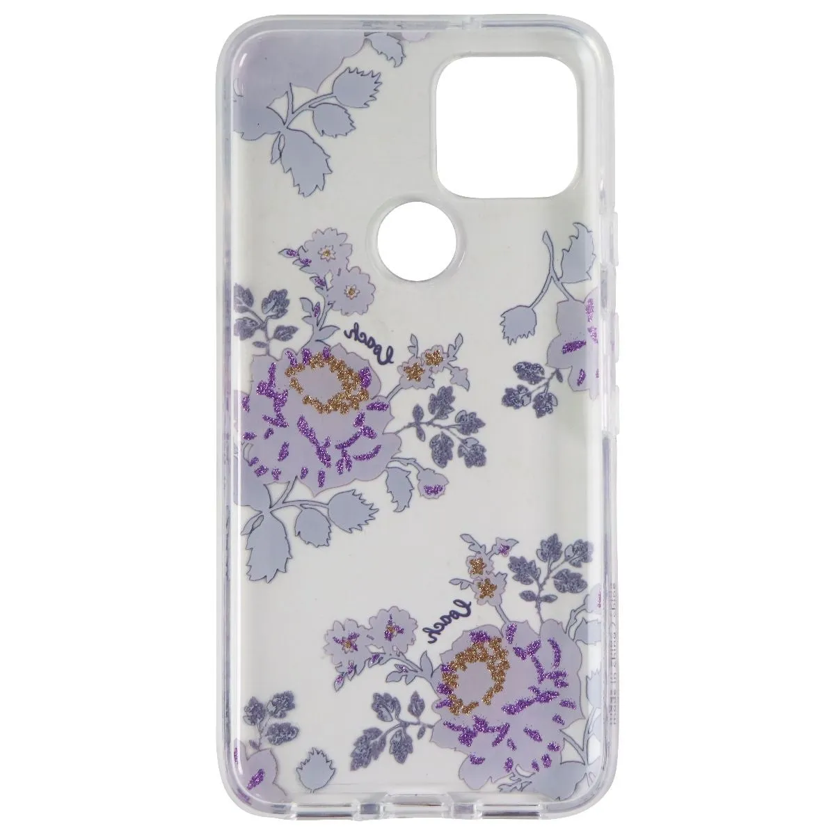 Coach Protective Hard Case for Google Pixel 5 - Moody Floral Clear