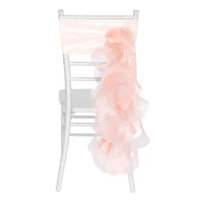 Curly Willow Chair Sash - Blush/Rose Gold