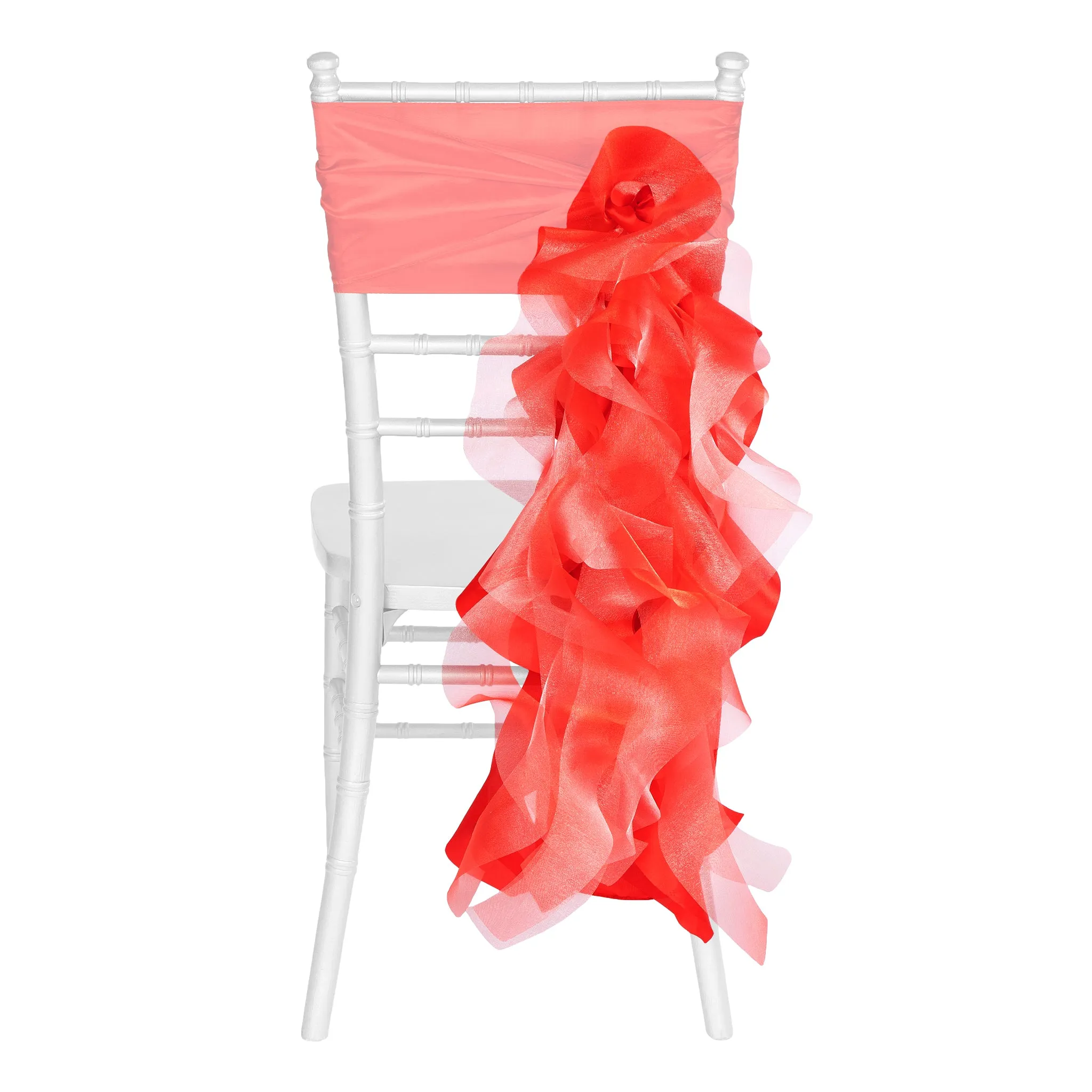 Curly Willow Chair Sash - Red