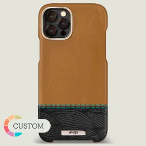 Customizable Grip Duo iPhone 12 Pro Max Leather Case with MagSafe