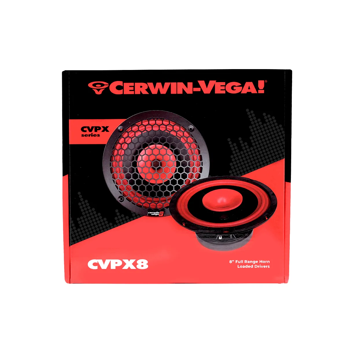 CVPX8 - 8" 2-Way Full Range Speaker w/Horn Tweeter