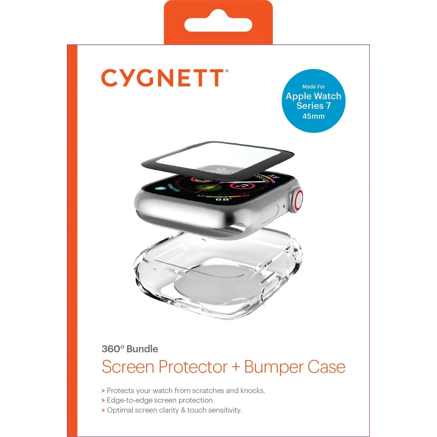 Cygnett 360 Bundle for Apple Watch Series 7/8 45mm