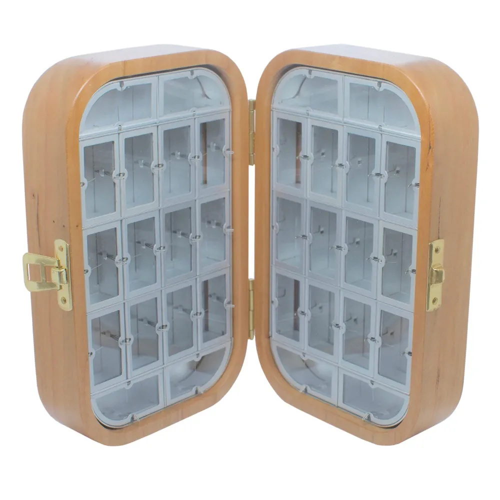 Deep Wooden Fly Boxes