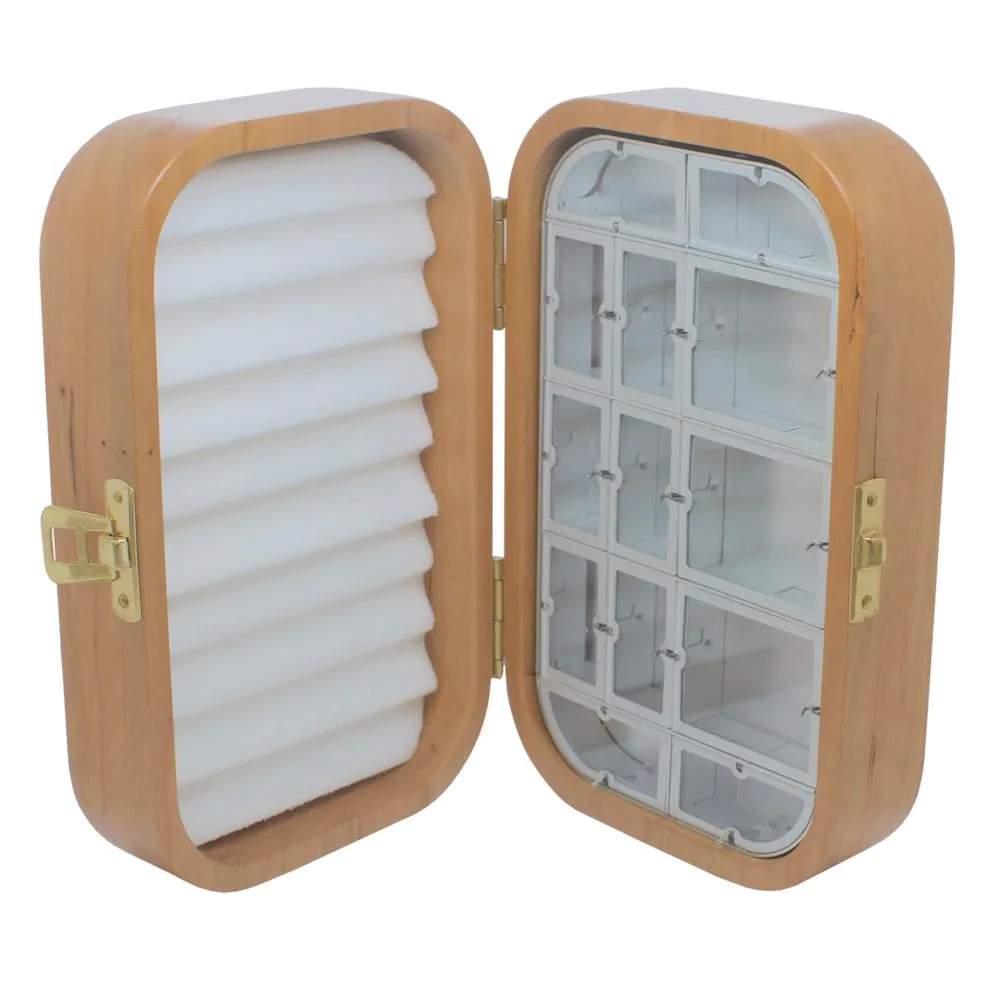 Deep Wooden Fly Boxes