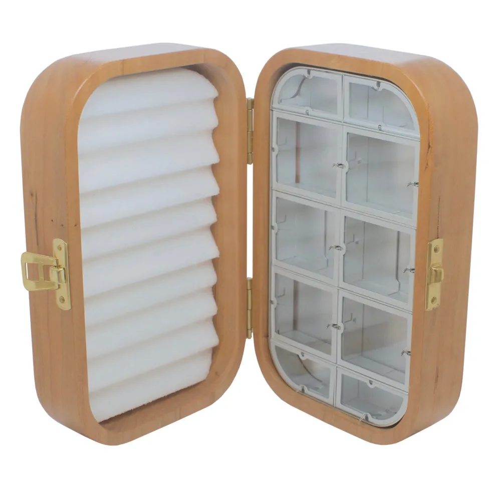 Deep Wooden Fly Boxes