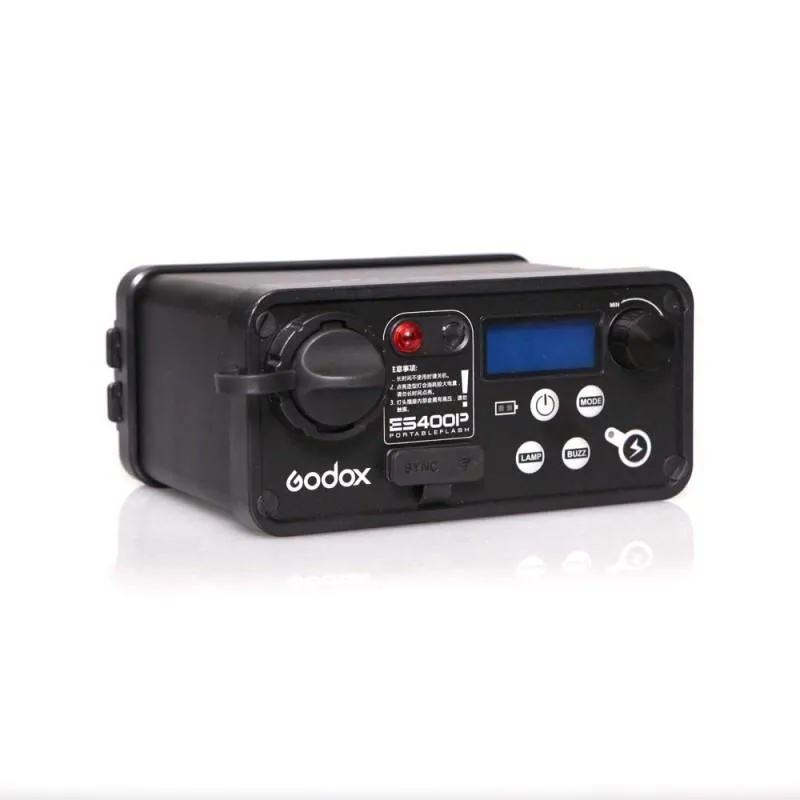 {DISCONTINUED} Godox XEnergizer ES400P 400W Portable Flash Strobe Light with Battery Pack