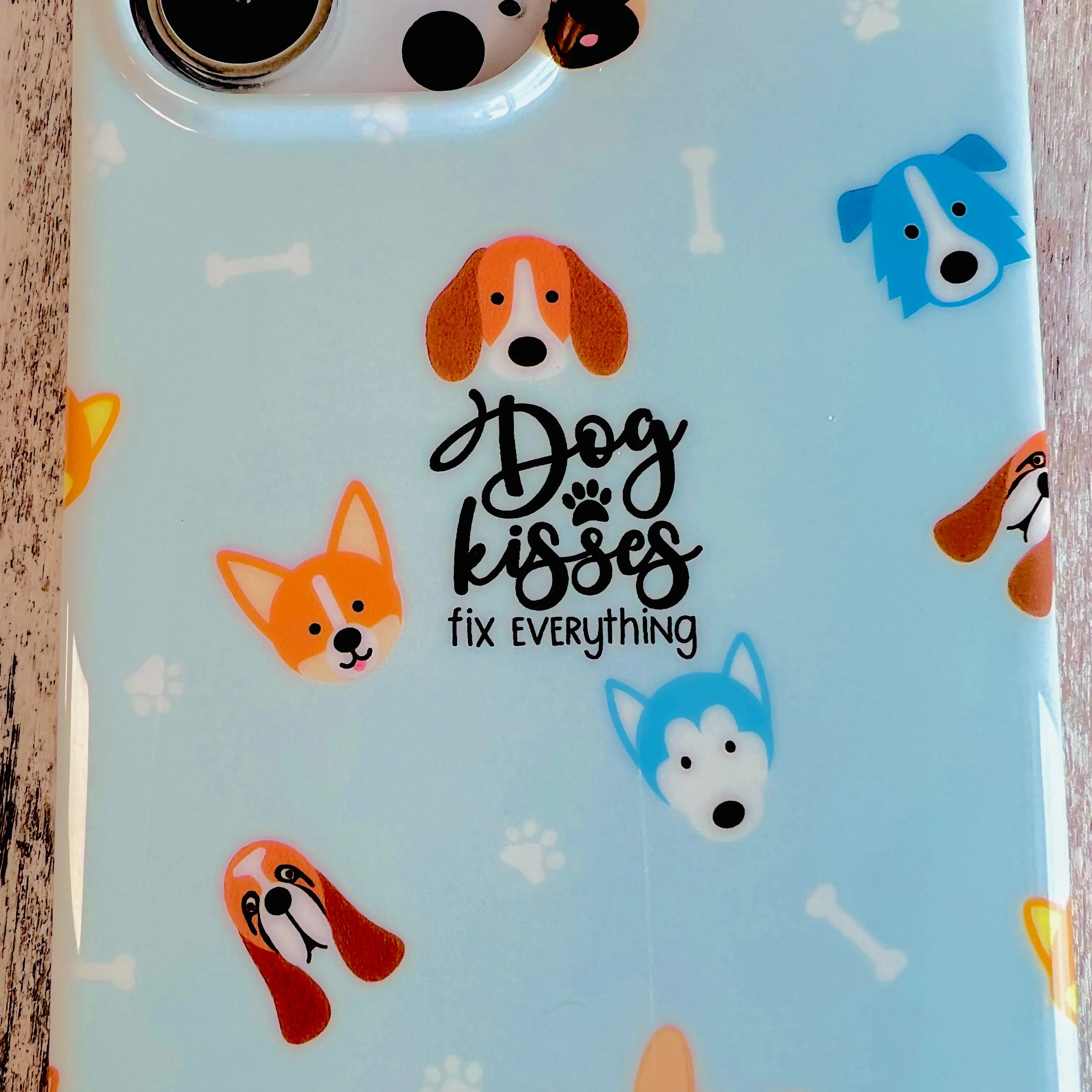 Dog Kisses Phone Case For iPhone