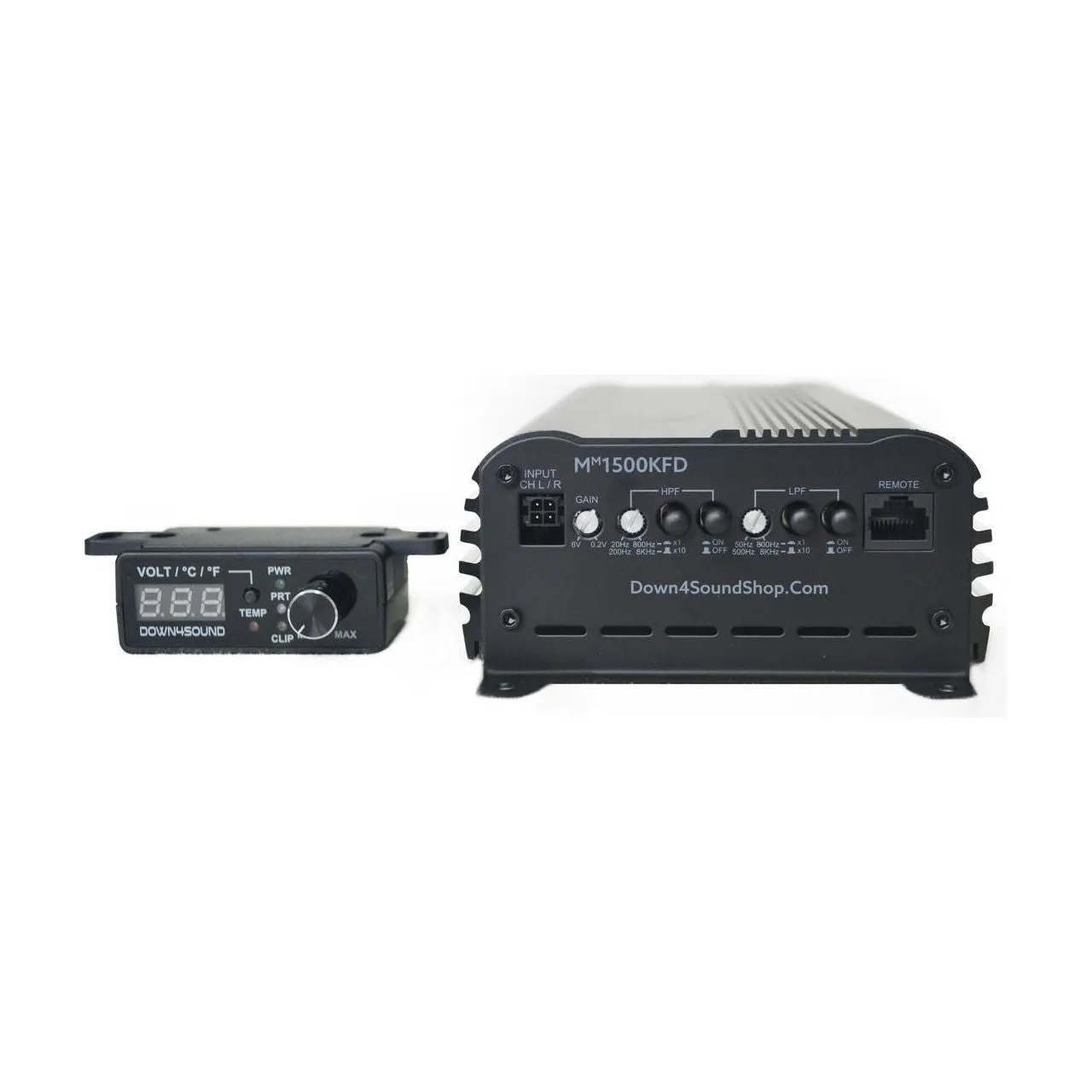 Down4Sound MM1500FKD MINI MAXX BLACK 1500W RMS Mini Full Bridge Amplifier