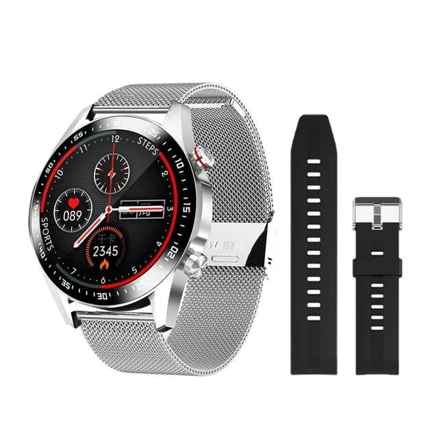 E1-2 Smart Watch Men Bluetooth Call Custom Dial Full Touch Screen Waterproof Smartwatch For Android IOS Sports Fitness Tracker