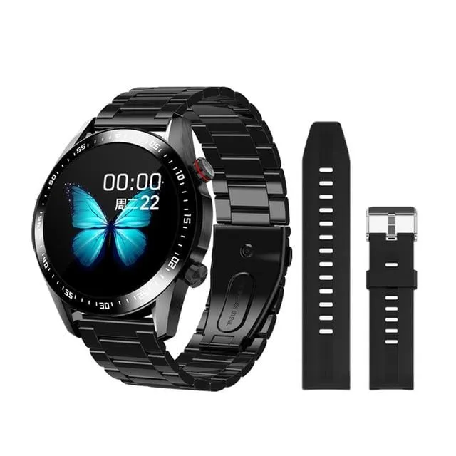 E1-2 Smart Watch Men Bluetooth Call Custom Dial Full Touch Screen Waterproof Smartwatch For Android IOS Sports Fitness Tracker