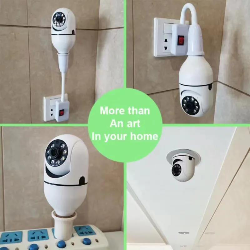 E27 Bulb Camera 360 Degree Wifi Remote Home Monitoring