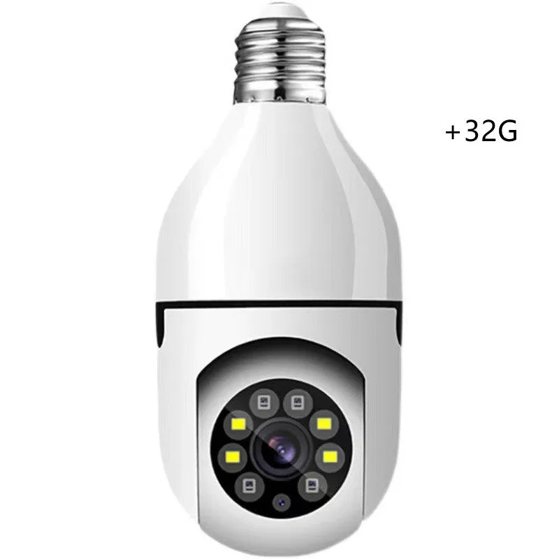 E27 Bulb Camera 360 Degree Wifi Remote Home Monitoring