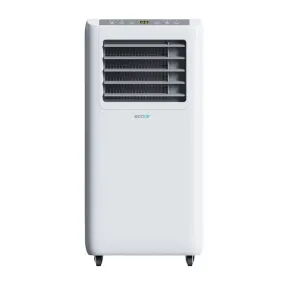 EcoAir CRYSTAL MK3 9000 BTU 4-in-1 Portable Air Conditioner with Remote Control and Free Window Seal Kit