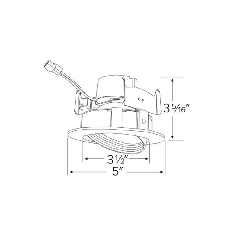 Elco EL414 4" LED Adjustable Gimbal Insert, CCT Selectable