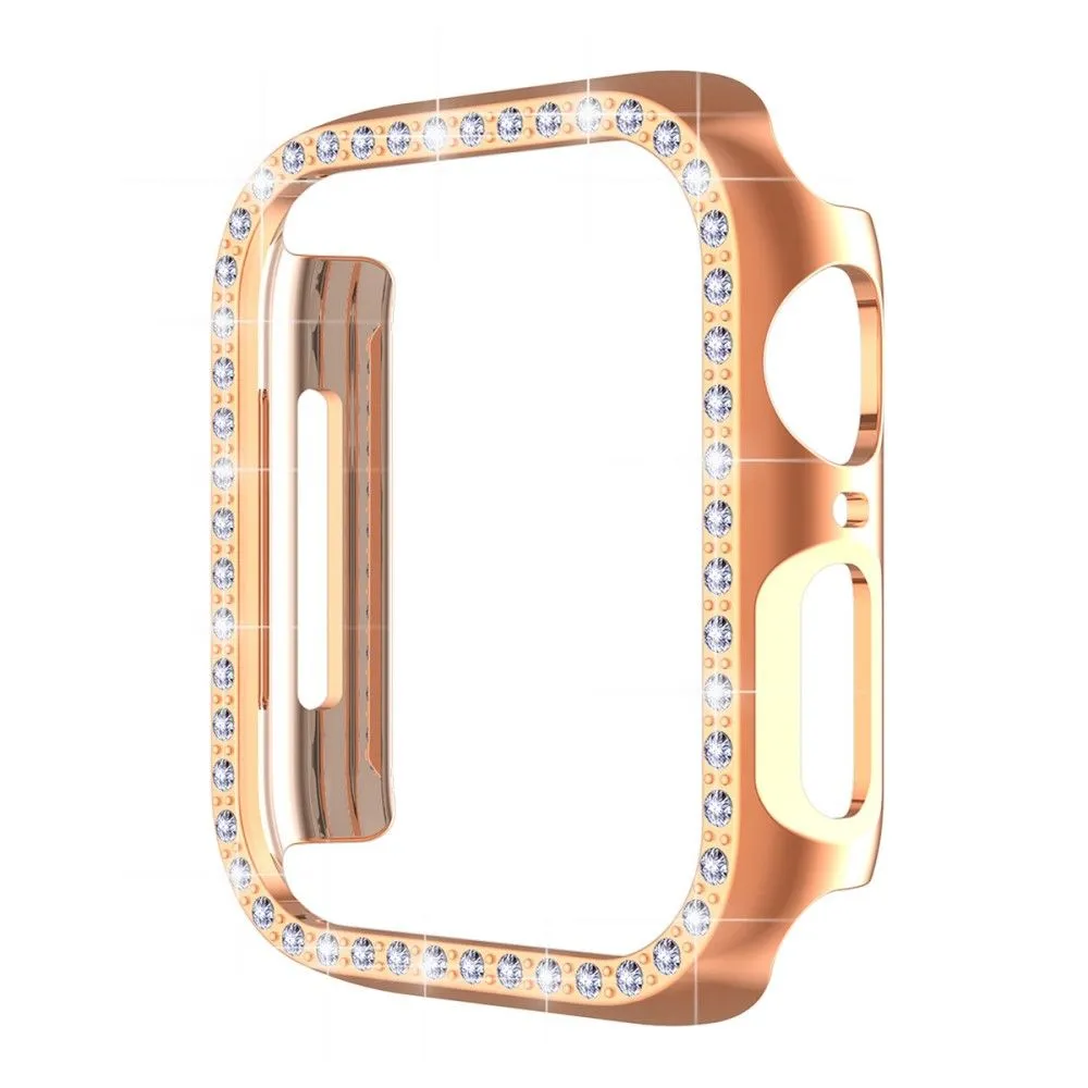 ENKAY Apple Watch (41mm) rhinestone cover with screen protector - Rose Gold