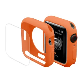 ENKAY Apple Watch (41mm) TPU cover with screen protector - Orange