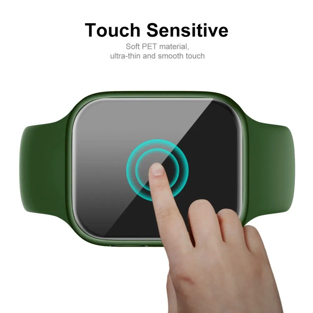 ENKAY Apple Watch (45mm) TPU cover   screen protector - Blackish Green