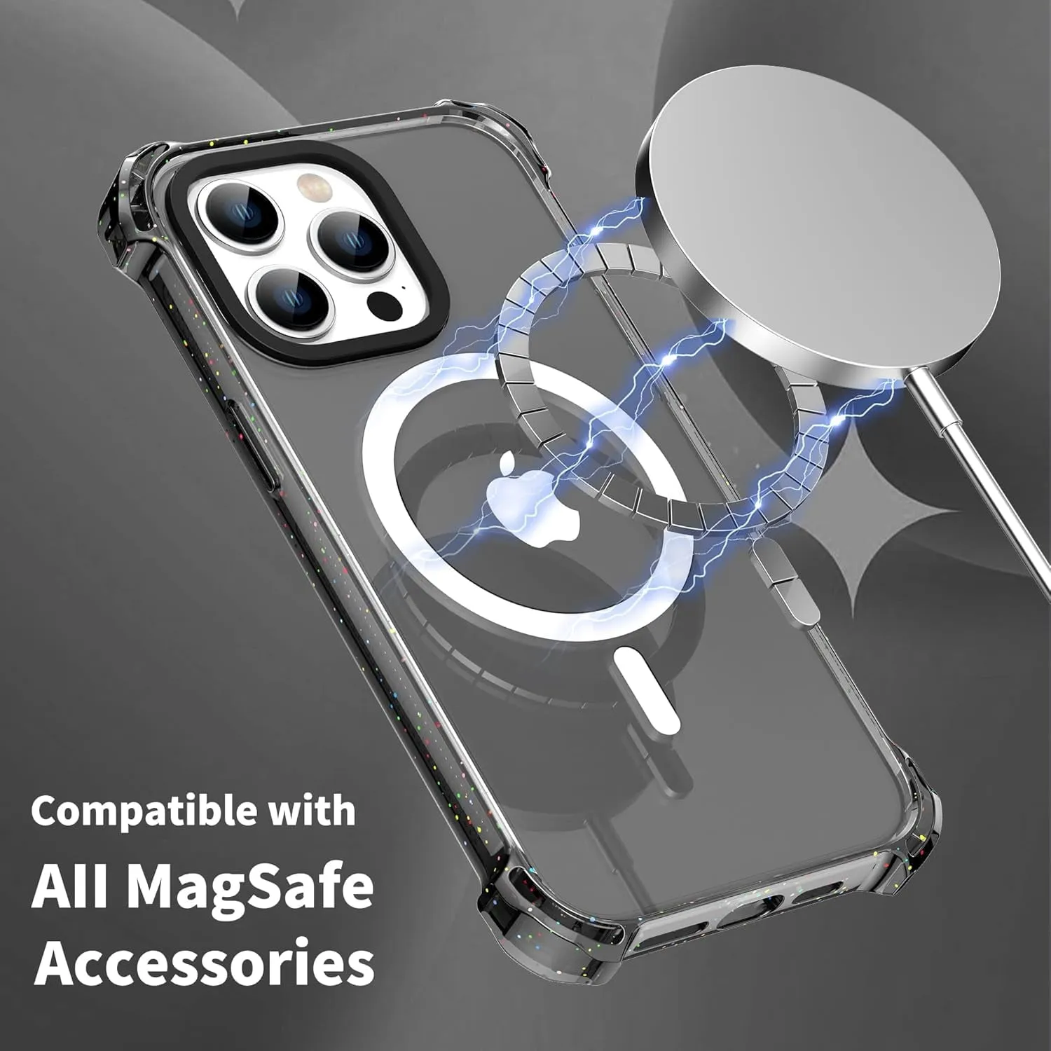 Entronix Apple iPhone 15 Pro/14 Pro [Magnetic-Compatible] Case - Bouncy Bumper,