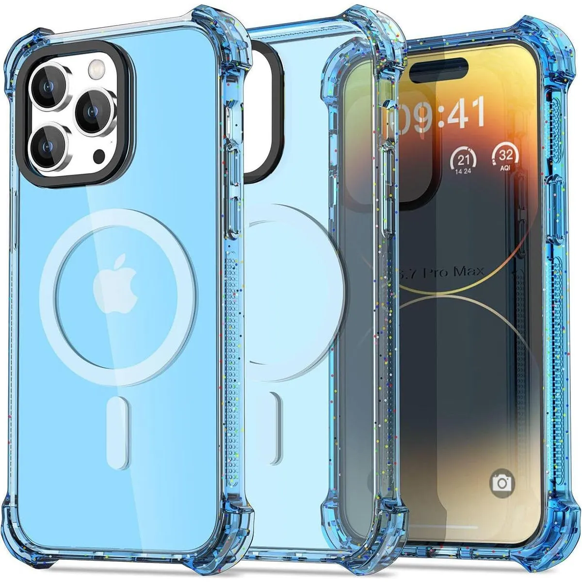 Entronix Apple iPhone 15 Pro/14 Pro [Magnetic-Compatible] Case - Bouncy Bumper,