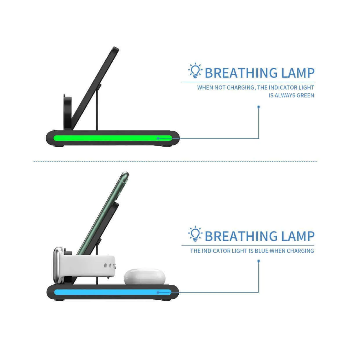 Fast  4 In 1 Wireless Charging Station