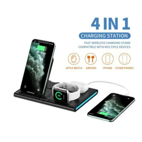 Fast  4 In 1 Wireless Charging Station