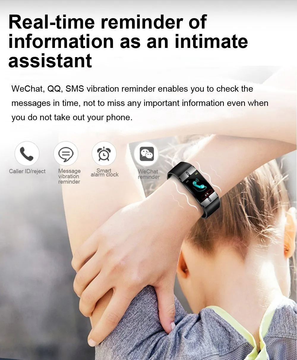 Fitness Tracker Smartwatch Weather Forecast Sport Digital Wristband For iPhone Samsung Xiaomi