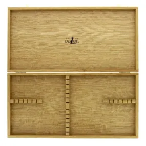 Forge de Laguiole 24-Piece "Ménagère" Laguiole Cutlery Storage Box - Light Oak