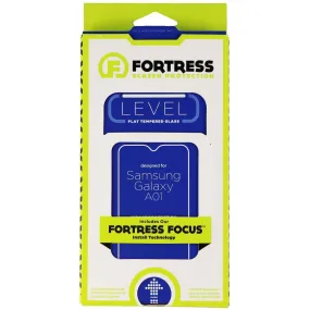 Fortress Focus Series Flat Tempered Glass for Samsung Galaxy A01 - Clear