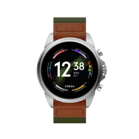 Fossil Gen 6 Men's Smartwatch with AMOLED Screen, Snapdragon 4100  Wear Platform, Wear OS by Google, Google Assistant, SpO2, Wellness Features and Smartphone Notifications