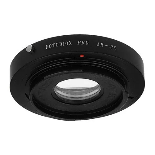 Fotodiox Pro Lens Mount Adapter - Konica Auto-Reflex (AR) SLR Lens to Pentax K (PK) Mount SLR Camera Body