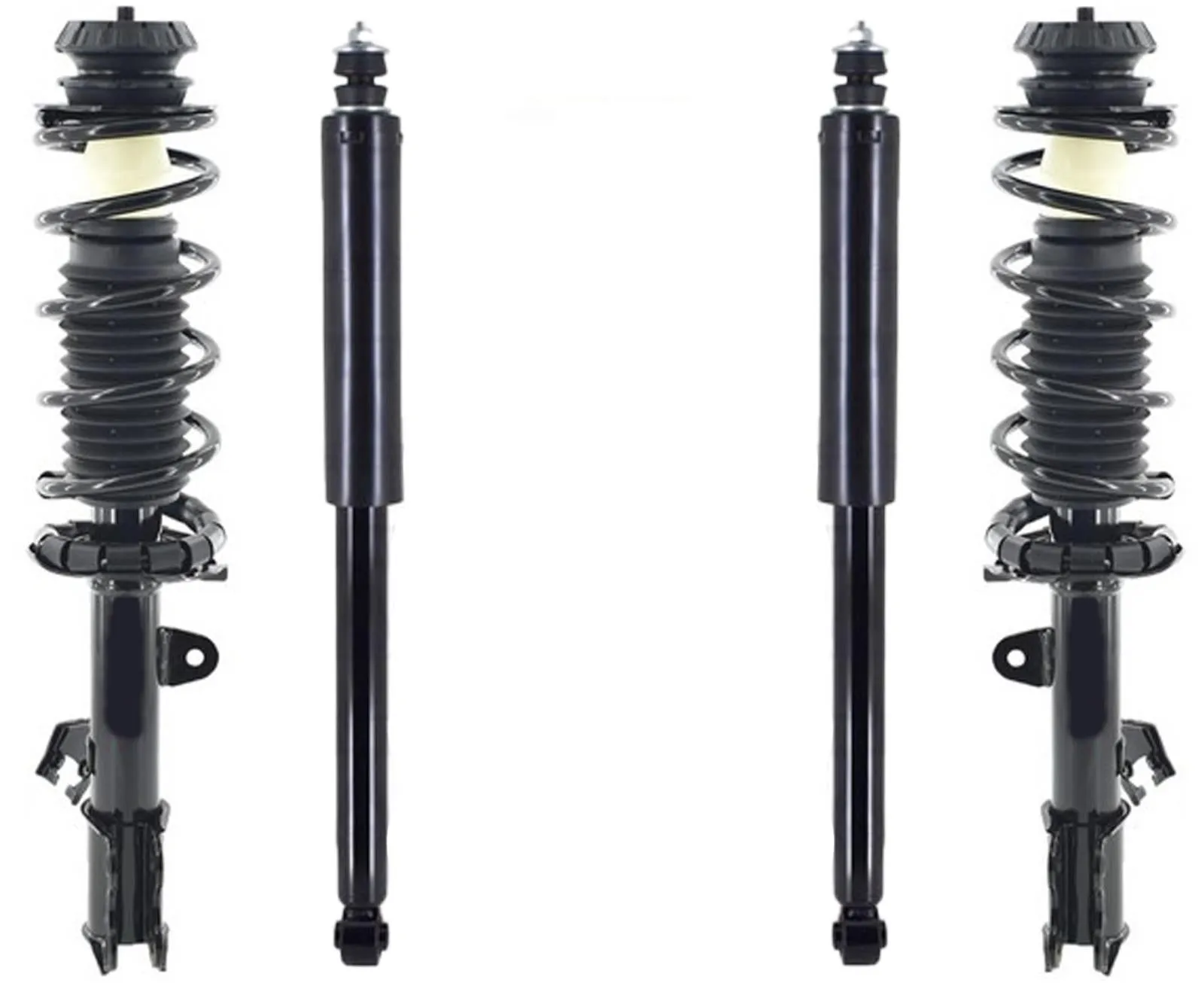 Front Complete Struts Links & Rear Shocks For Nissan Versa 2012 2013 2014