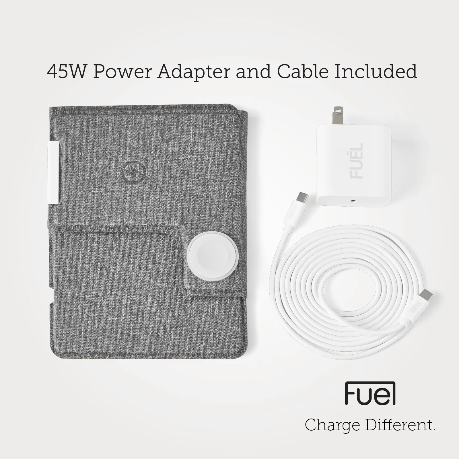 FUEL 3 in 1 Foldable Power Station with Wall Charger - Wireless Charger