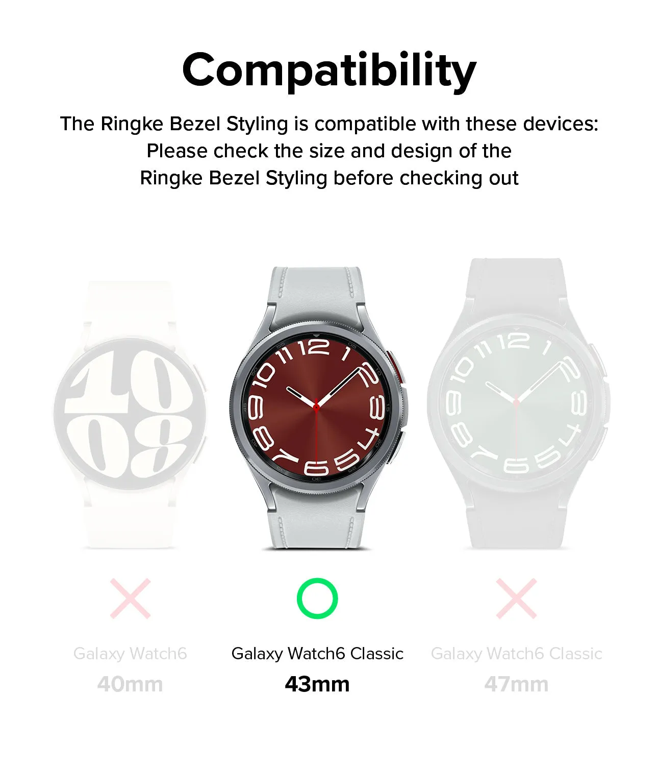 Galaxy Watch 6 Classic 43mm | Premium Bezel Styling