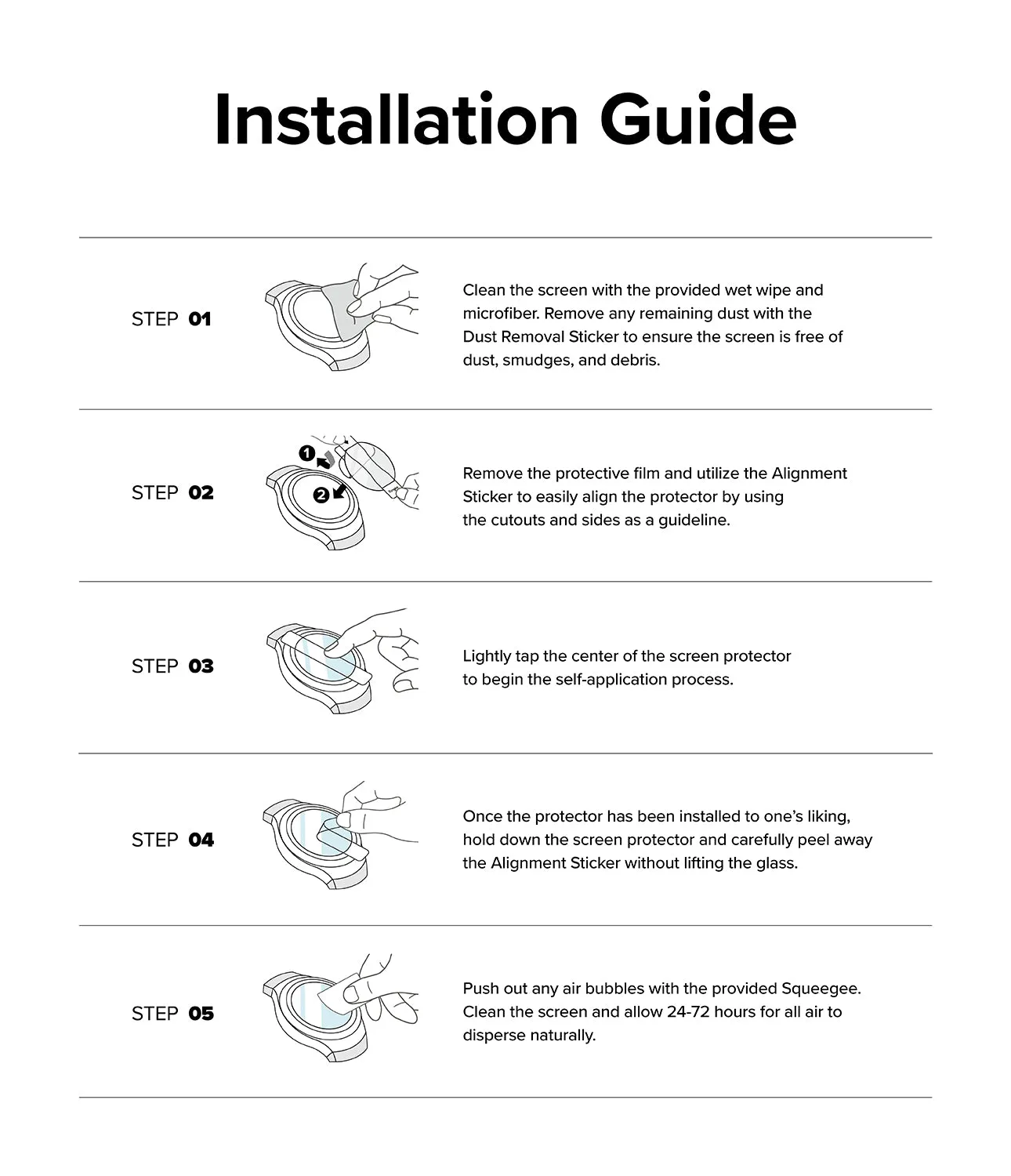 Galaxy Watch 7 44mm Screen Protector | Glass - R6