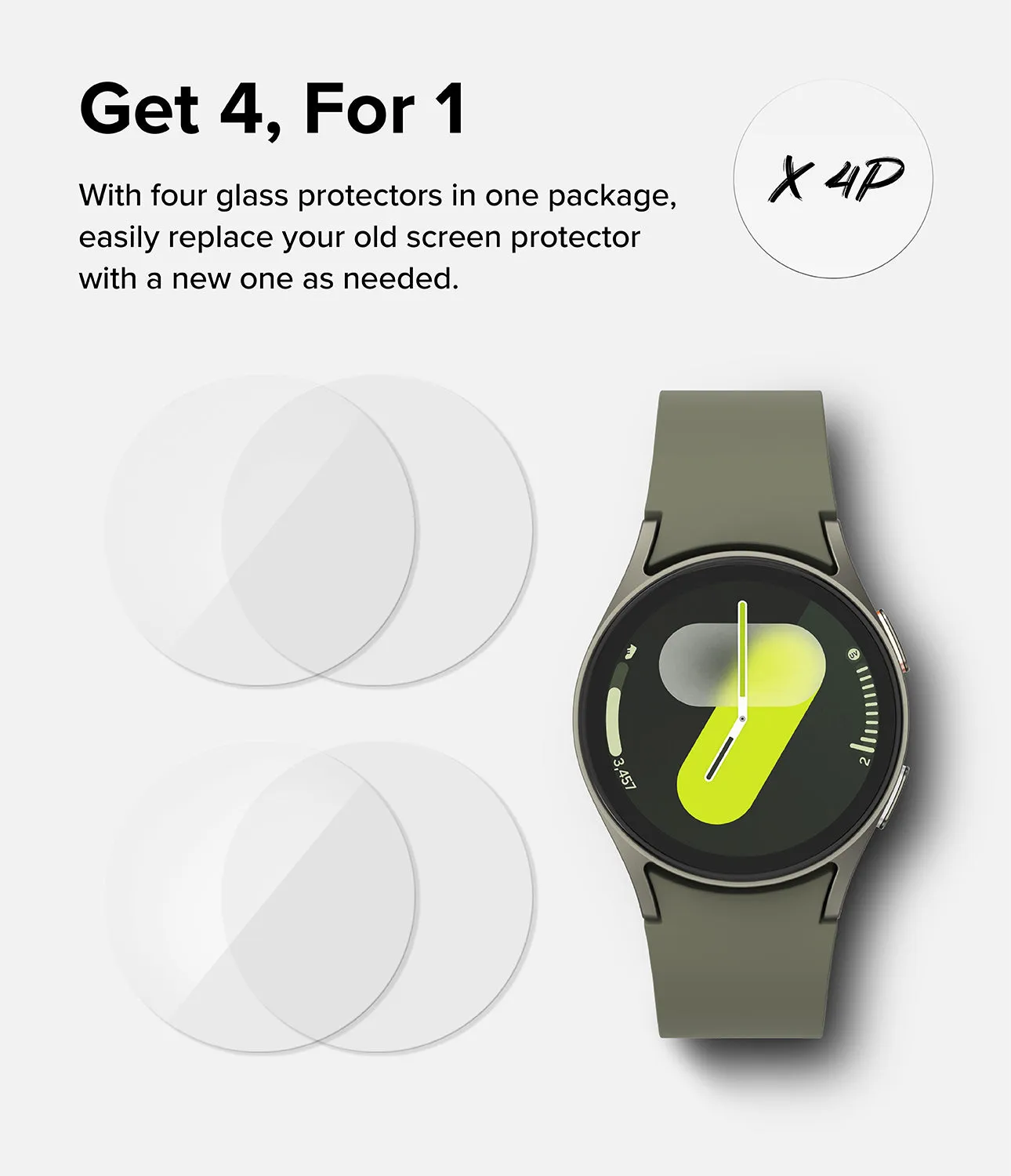 Galaxy Watch 7 44mm Screen Protector | Glass - R6