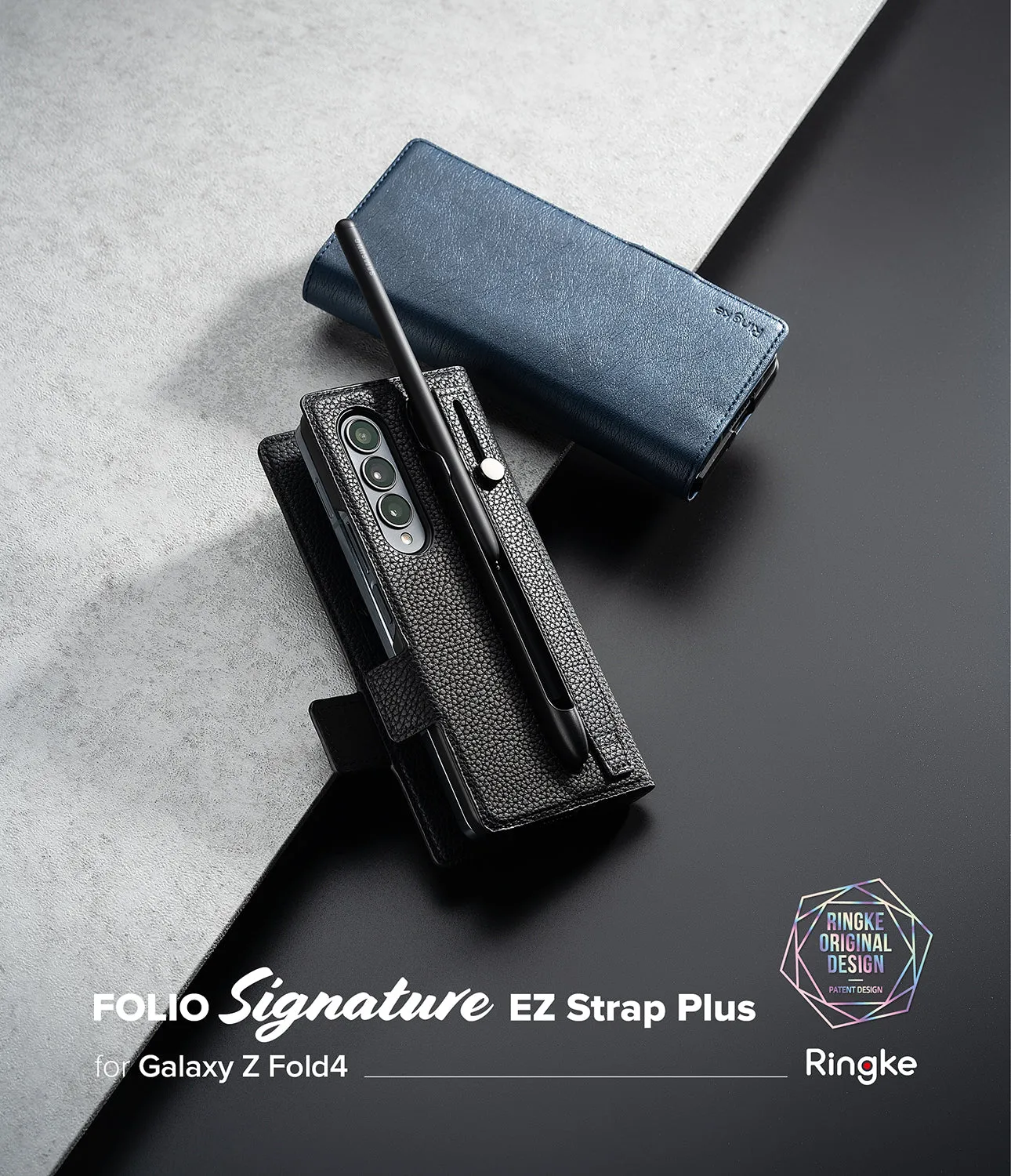 Galaxy Z Fold 4 Case | Folio Signature EZ Strap Plus