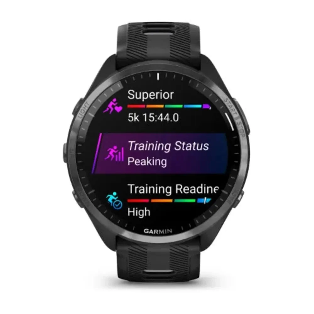 Garmin Forerunner 965 Premium GPS Running & Triathlon Smartwatch - Carbon Gray