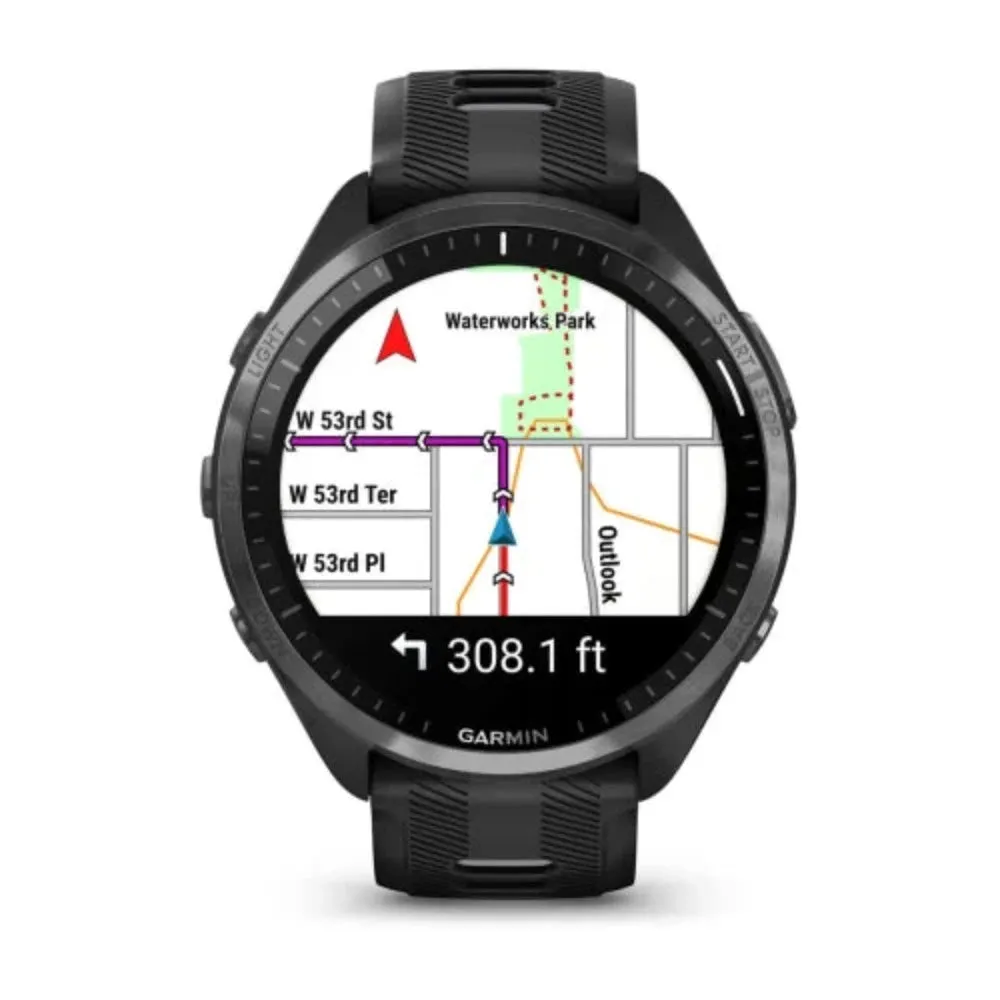 Garmin Forerunner 965 Premium GPS Running & Triathlon Smartwatch - Carbon Gray