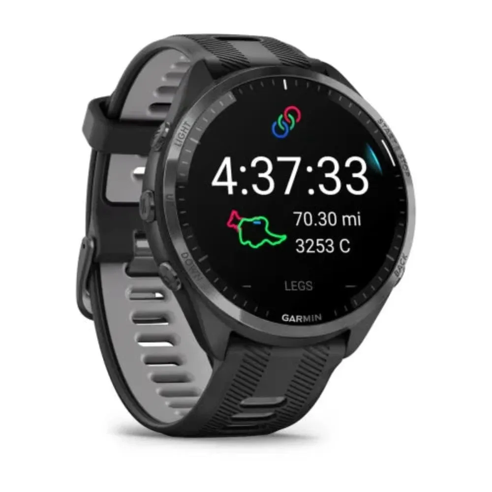 Garmin Forerunner 965 Premium GPS Running & Triathlon Smartwatch - Carbon Gray