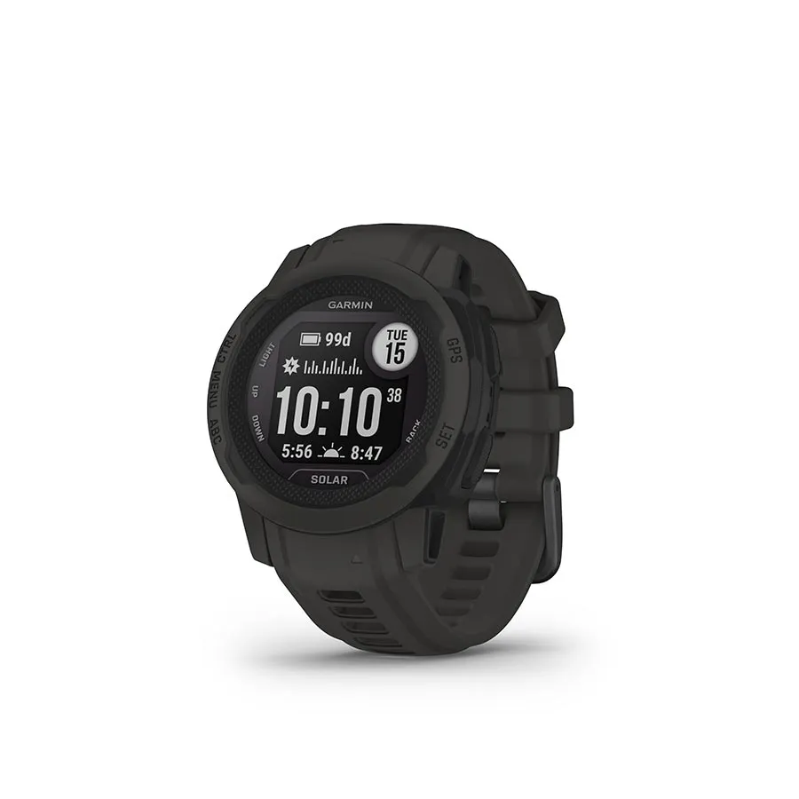 Garmin Instinct 2S Solar Watch Watch Color: Graphite Wristband: Graphite - Silicone