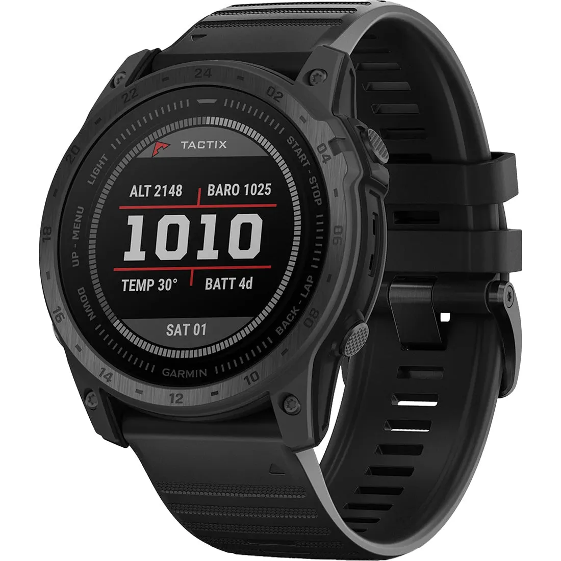 Garmin Tactix 7 Standard Edition (Premium Tactical GPS Watch with Silicone Band)