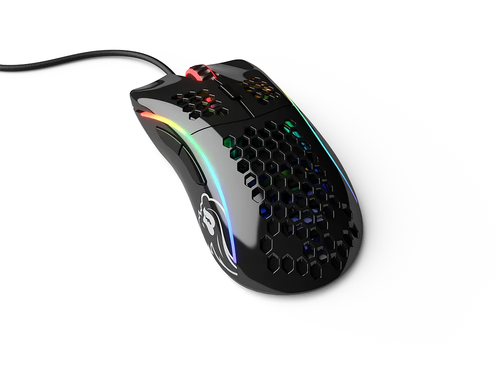 GLORIOUS MODEL D GLOSSY BLACK GAMING MOUSE