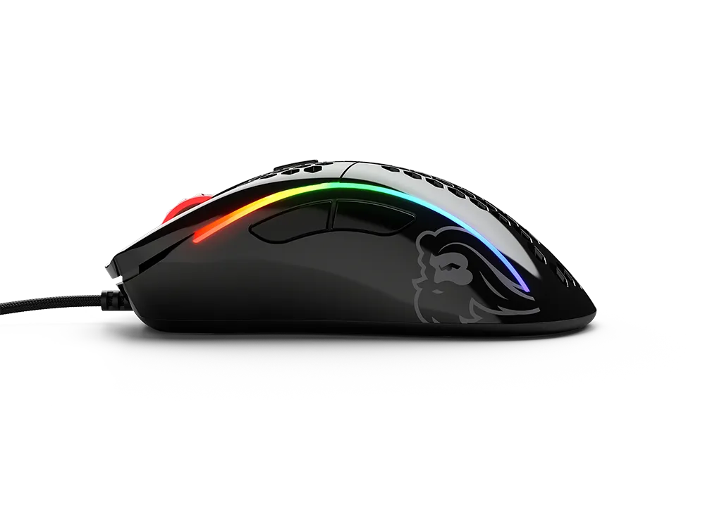 GLORIOUS MODEL D GLOSSY BLACK GAMING MOUSE