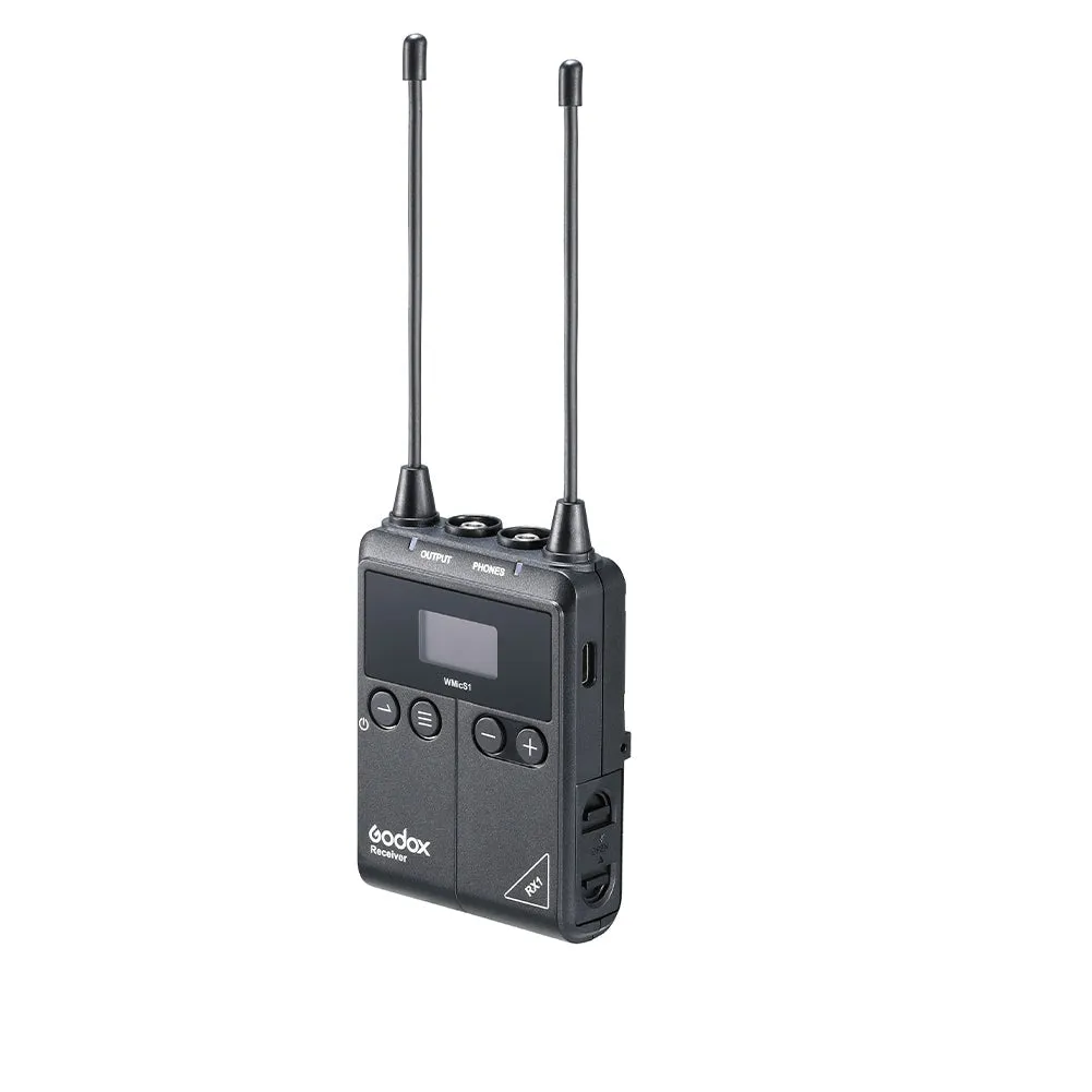 Godox WMicS1 Dual Kit UHF Wireless Microphone System (DEMO STOCK)