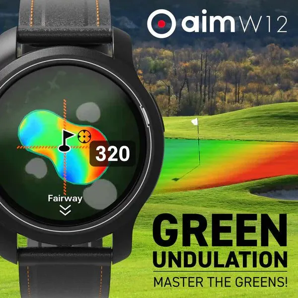 GOLFBUDDY aim W12 Golf GPS Watch