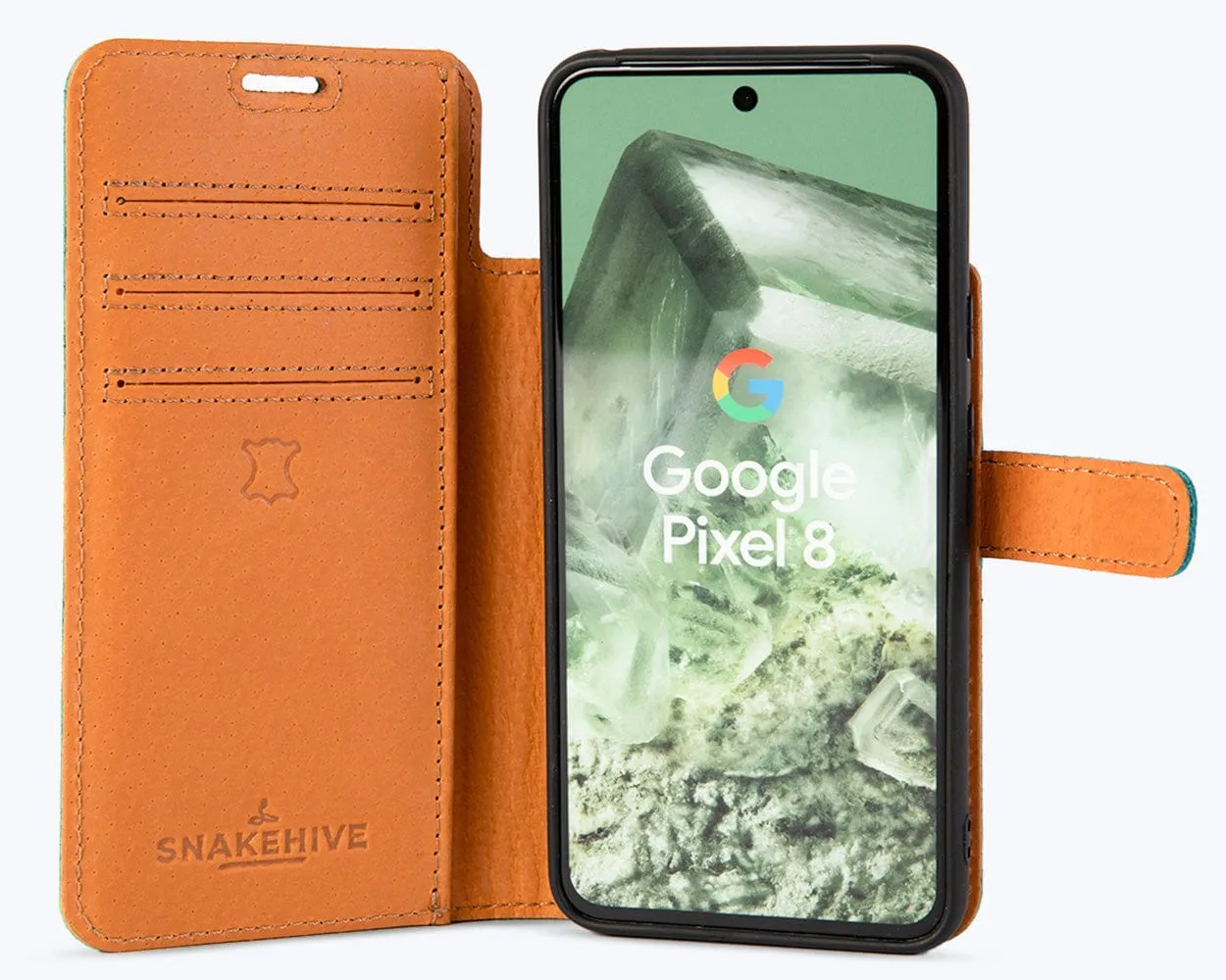 Google Pixel 8 - Vintage Leather Wallet