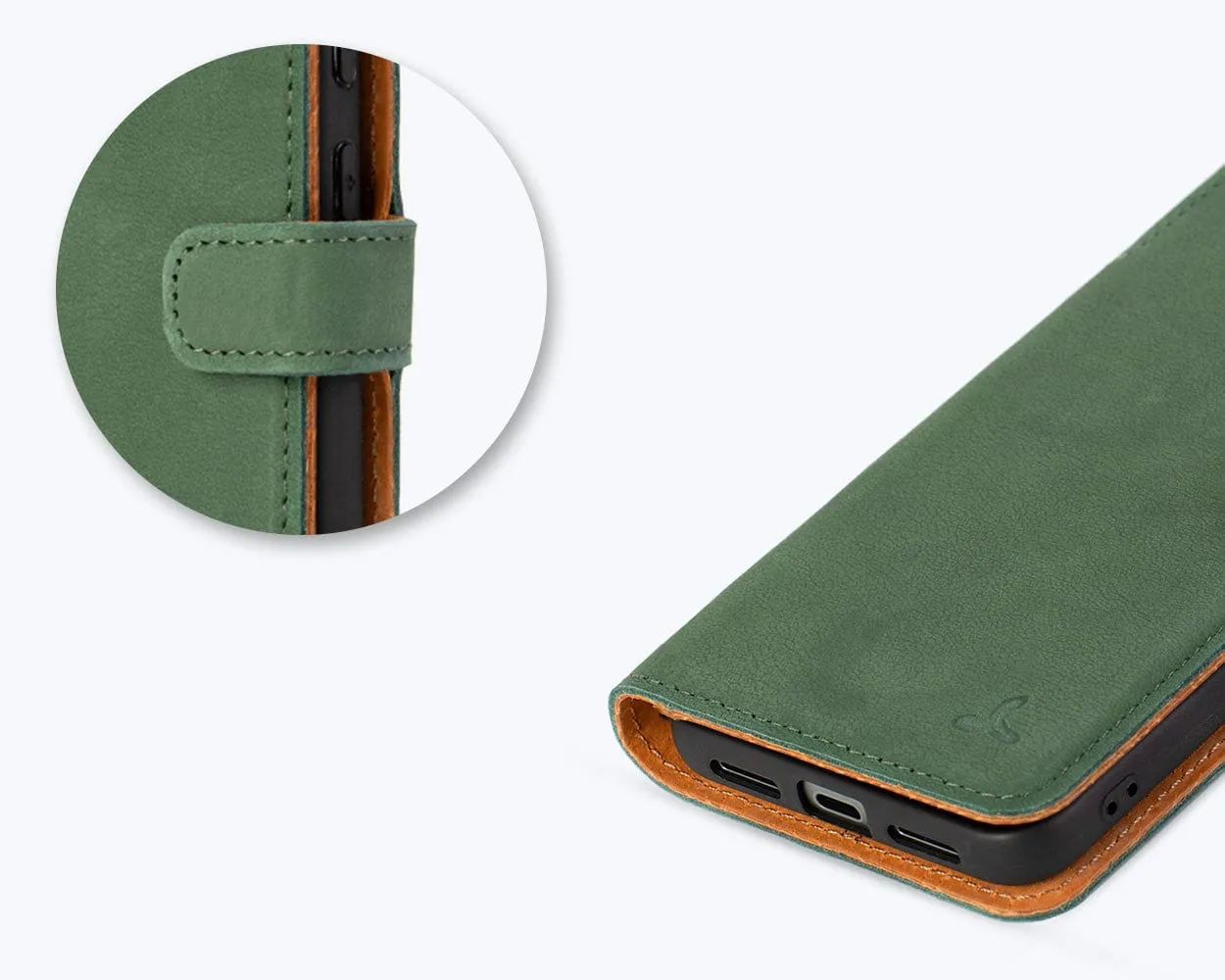 Google Pixel 8 - Vintage Leather Wallet